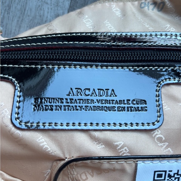 Arcadia Black and Gold Women's Handbag - Picture 4 of 5